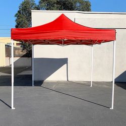 (New) $99 Outdoor Easy Open Popup Canopy 10 x 10 FT Heavy-Duty w/ Carry Bag