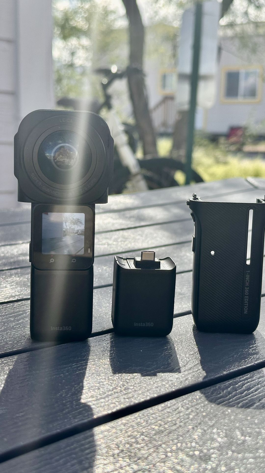 Insta360 One RS 1 -INCH 360 Edition ( Leica Lens ) 2 Batteries