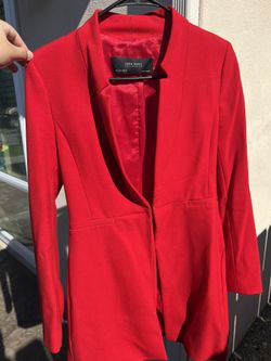 Zara Red Coat