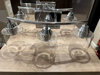 Set of 3 Chromes Vanity lights