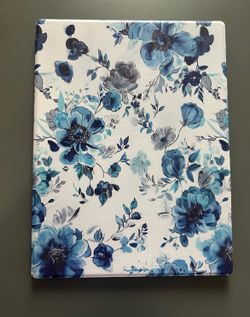 Tablet White Floral Cover New