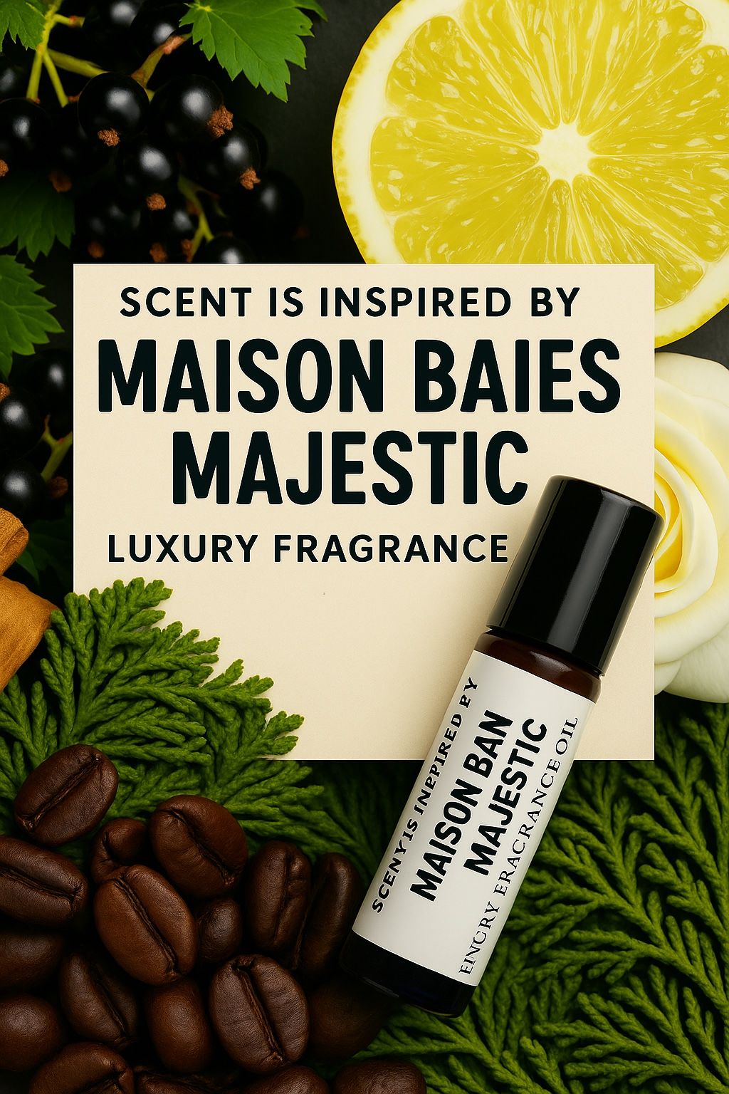 🖤 Maison Baies – Majestic 🖤 🍇✨ A fragrance fit for royalty! Experience the bold allure of Maison Baies Majestic, where juicy black currant and zes