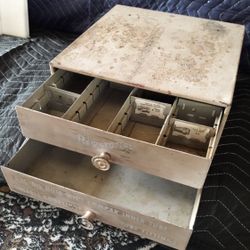 Vintage Resistoflex Parts Cabinet 