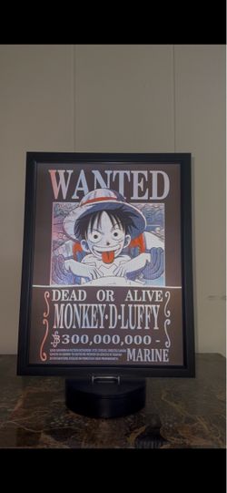 One Piece Wanted 3D Changing Holographic Lenticular Poster