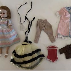 Vintage 1950's Vogue Jill Doll clothes for doll W/ Working Robotic Mechanisms
