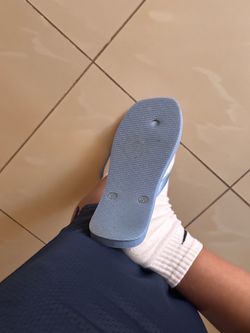 Light Blue Flip Flops Sandals