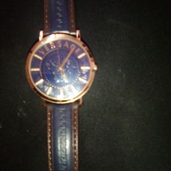 Versace Blue Face Watch