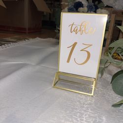 Table Number 
