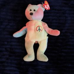 “Peace” Beanie Baby