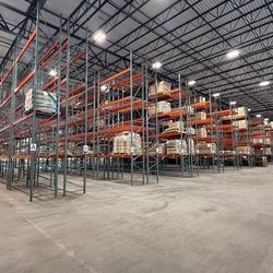 Industrial Teardrop, Pallet Rack Liquidation Beams Upright, Wire Deck