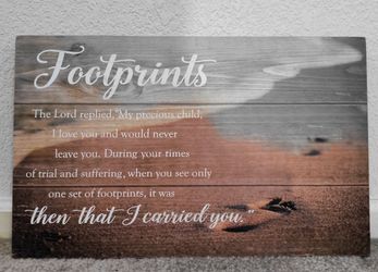 Inspirational Wooden Plaque