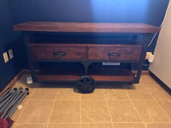 Livana Wood TV Console Stand with Drawers by Christopher Knight Home