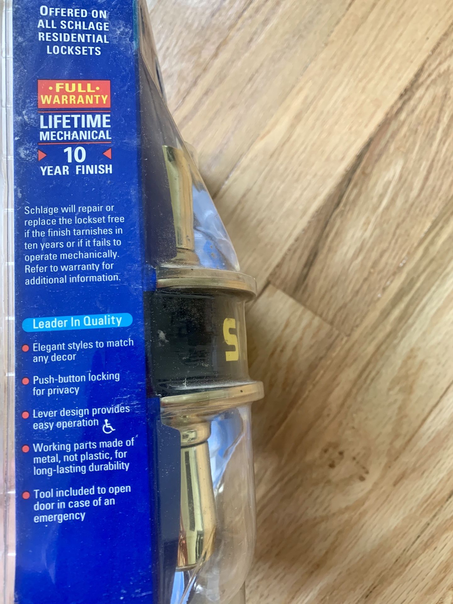Schlage Lock Set with Key Combo Pack R or L