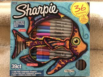 Sharpie Marker Pens 39 Piece Limited Edition Set NEW NEVER USED