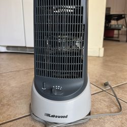 Lakewood MTF-15 3 Speed Oscillating Mini Tower Fan