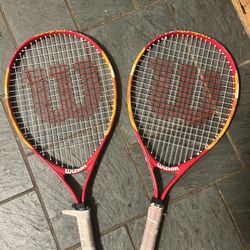 Starter Wilson Tennis Rackets For Twins