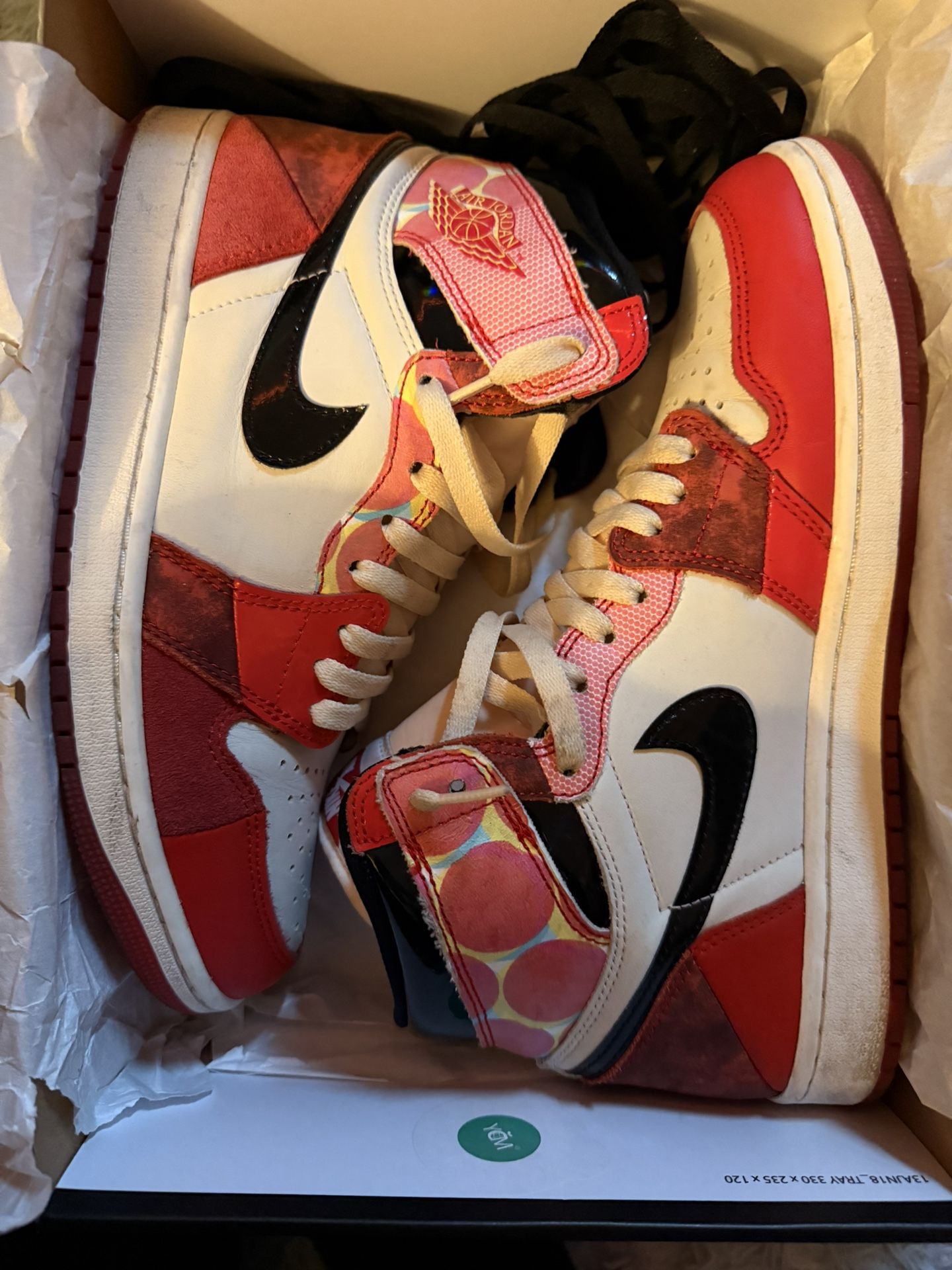 Jordan 1 Next Chapter “Spiderman” Sz9