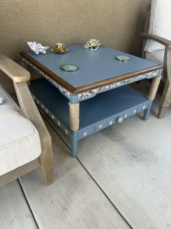 Beach Seashell Coffee Table
