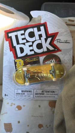 Gold tech deck seen them selling for 25 on eBay and on here just want $15