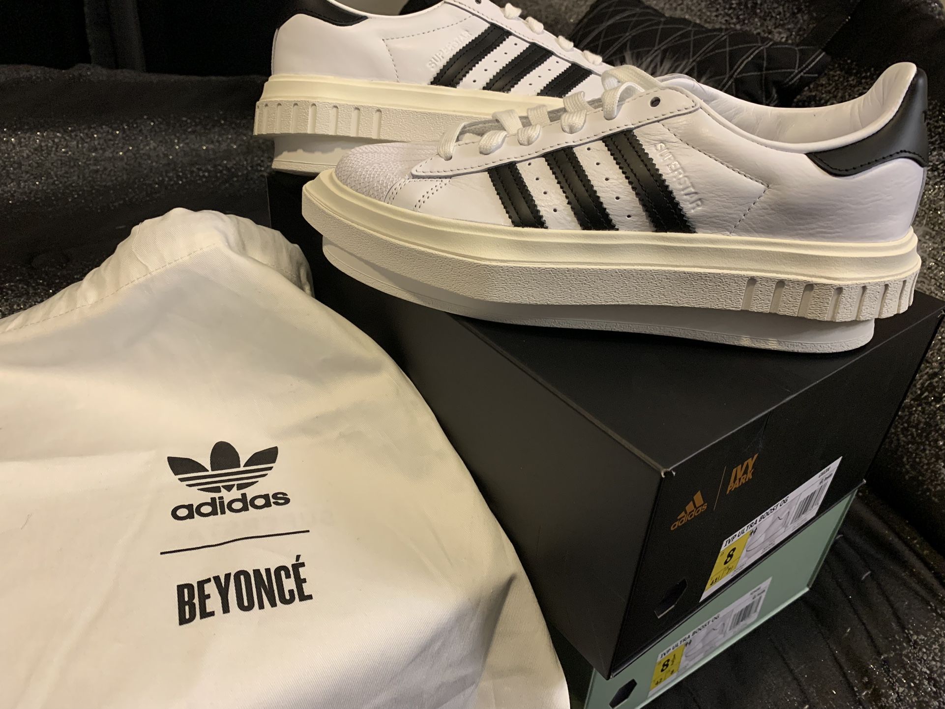 Adidas Beyoncé Superstar Platform Shoes