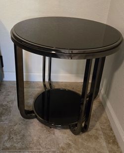 Sofa and end table