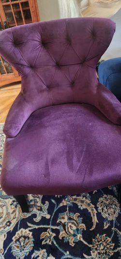 2 Purple Side Chairs