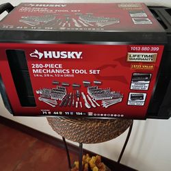 Husky Caja De Herramientas 280 Piezas Mecánicas Nueva Auténtica Firme Precio No Menos