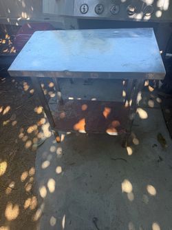 Kitchen table stainless steel