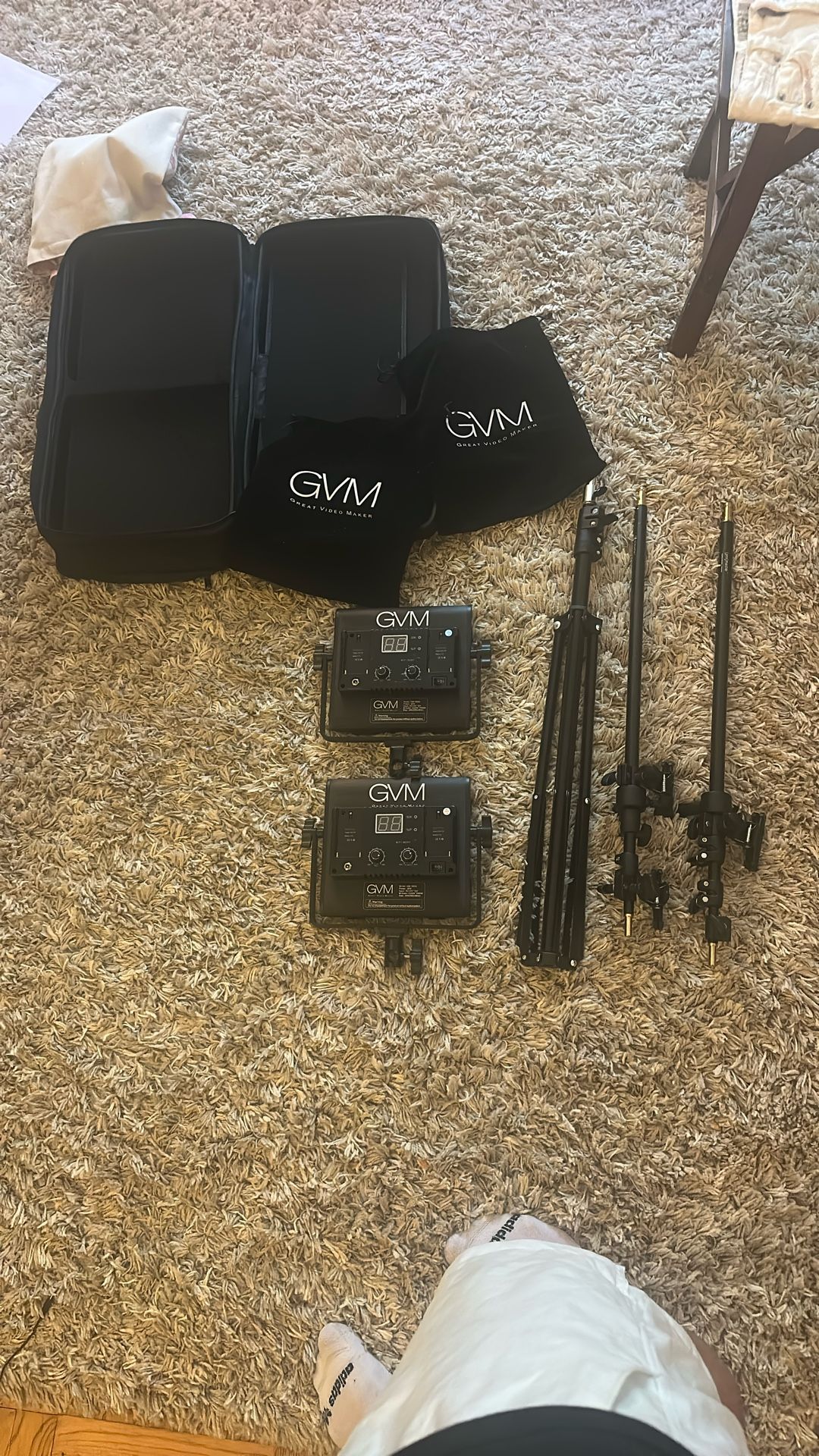 GVM LED video lights 
