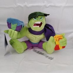 Christmas Holiday Marvel 8' Hulk Plush Disney Store