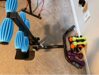 Ab exercise machine with weights