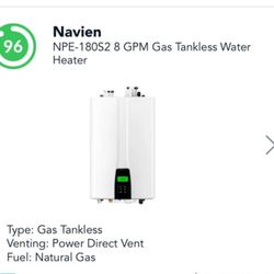 NEW Tankless Water Heater 