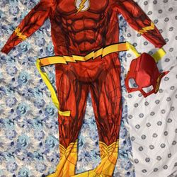 The Flash Kids Costume 4/6 Size