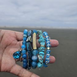 Turquoise Beaded Bracelets 