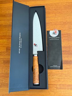 Miyabi Birchwood Gyuto Chef Knife 8” Like New