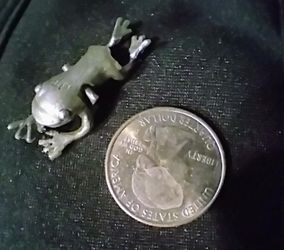 STERLING SILVER FROG CHARMS $14