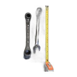 Craftsman Ratcheting Wrench 2pc Set 3/4 11/16 Combination Box End Made USA
