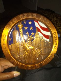 New York souvenir plate