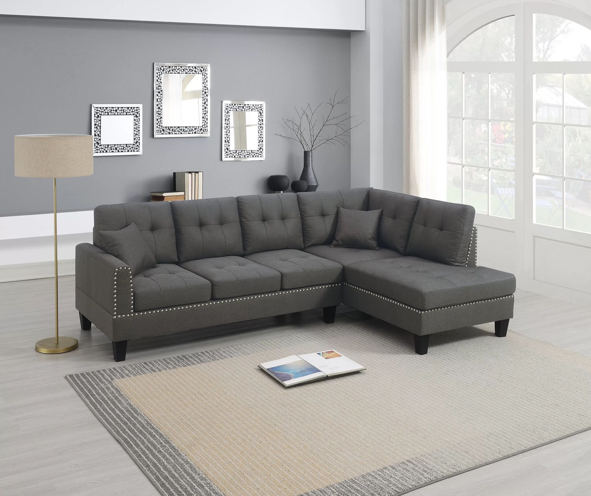 2-piece Sectional Sofa Set!