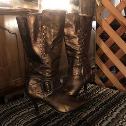 Leather Upper Boots