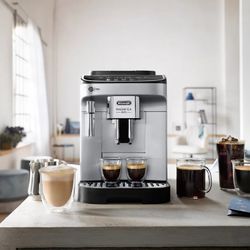 Like new De'Longhi Magnifica Evo Automatic Espresso Machine with Frother. Sells at costco for $649 plus tax.