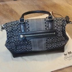 Coach Bag With Dust Cover