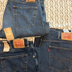 Levis 550 and 505 jeans 42x32 42x30