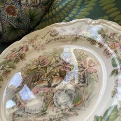 Cute Beatrix Potter Royal Doulton  Brambly Hedge Plate