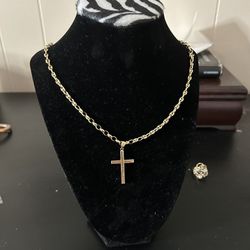 14k Chain And Pendant