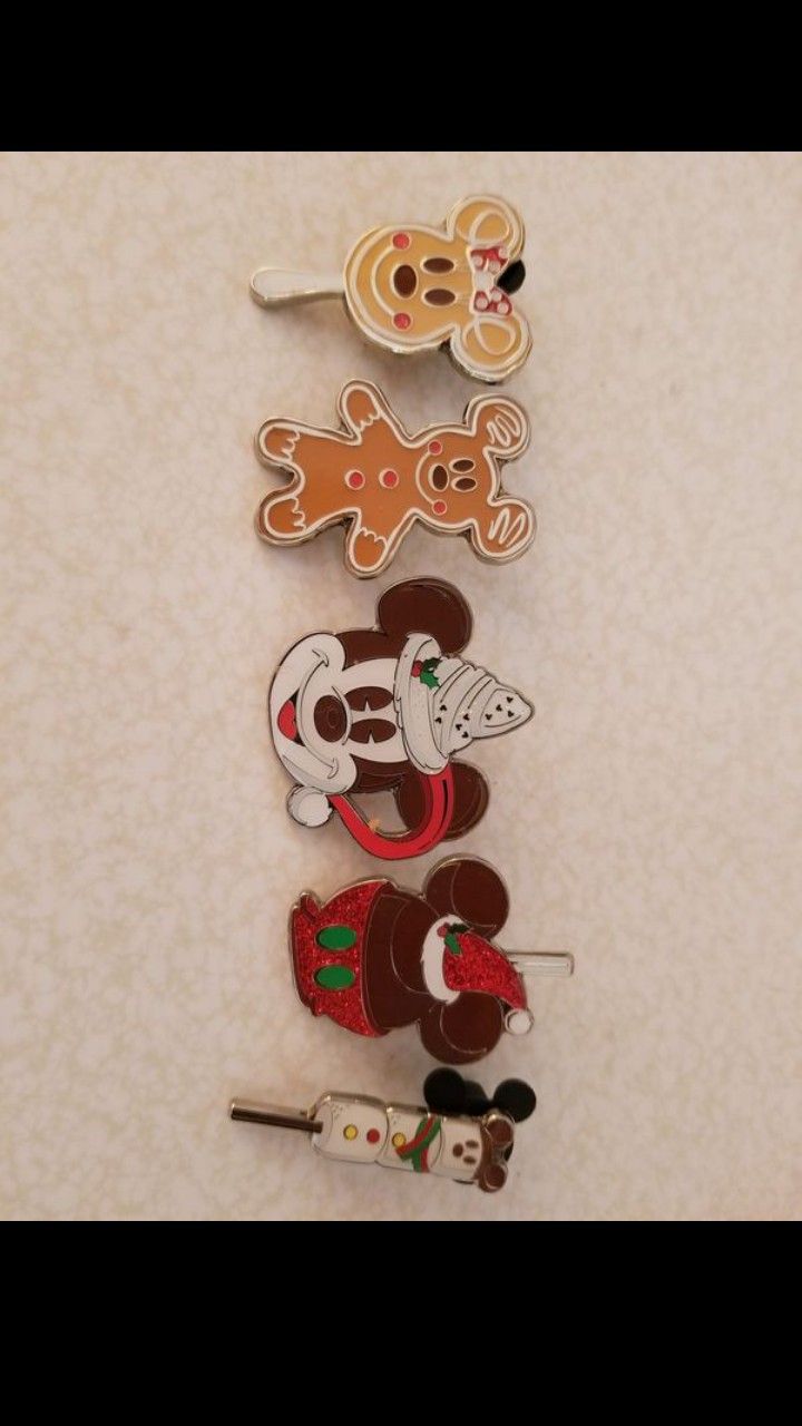 Disney Holiday Treats HTF Mickey Mouse Trading PIN SET