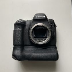 Canon EOS 6D (WG) DSLR {20.2MP} with battery grip and kit lens