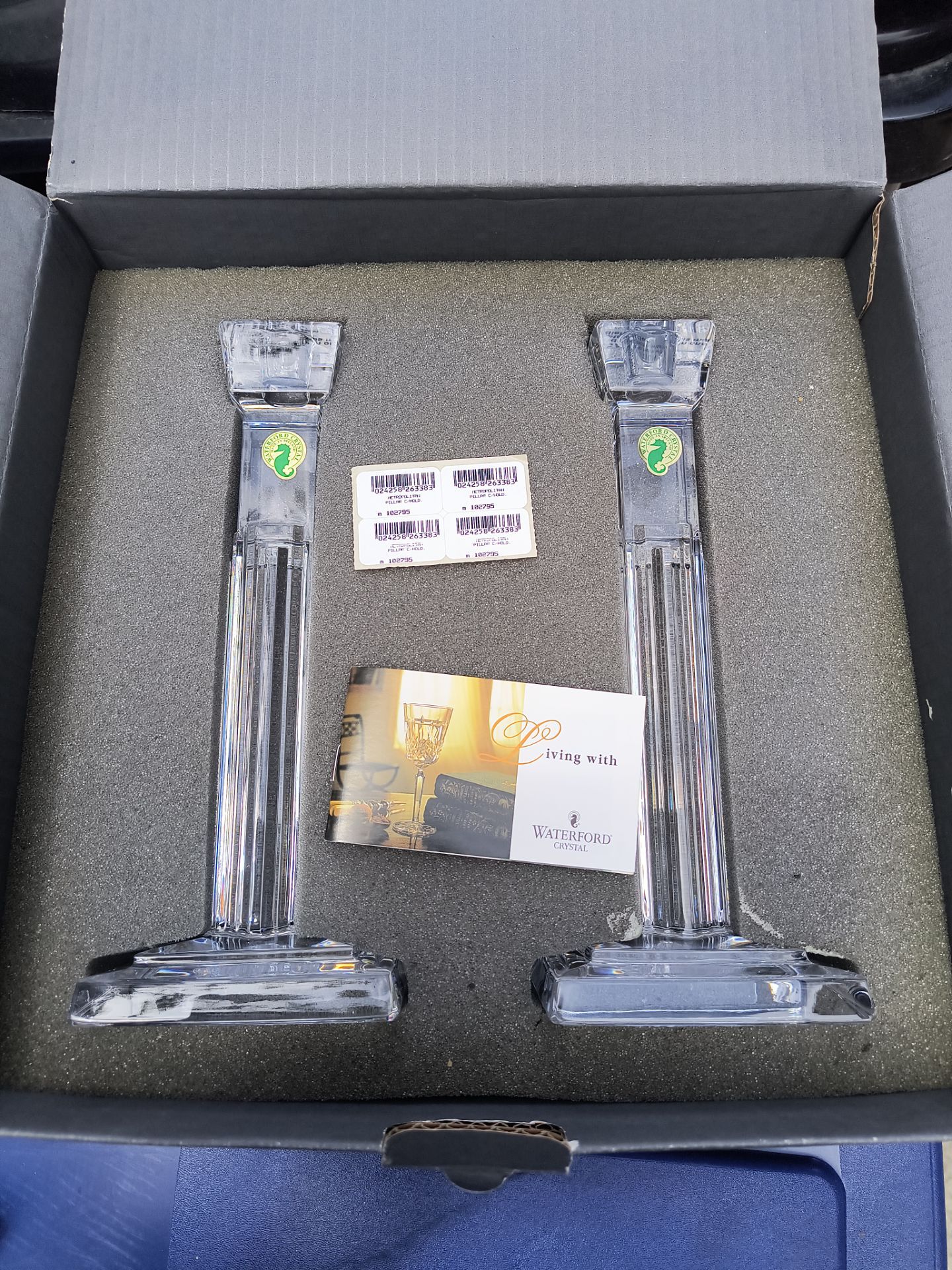 Waterford Chrystal candle holders NEW