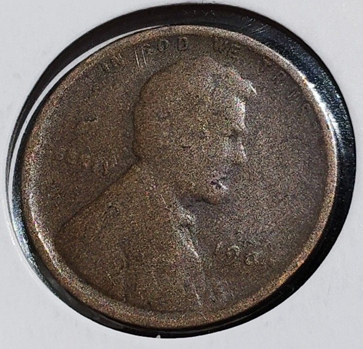 1909 Lincoln Penny Coin One Cent Copper