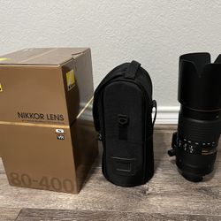 Brand New Nikon 80-400 VR Lens For F Mount 
